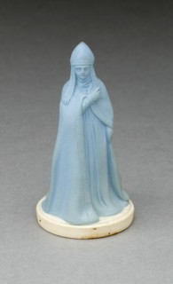 Chess Piece: Bishop, Burslem, 19th century. Creator: Wedgwood.