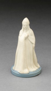 Chess Piece: Bishop, Burslem, 19th century. Creator: Wedgwood.