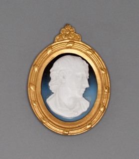 Cameo with Head of a Man, Burslem, Late 18th century. Creator: Wedgwood.
