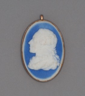 Cameo with Head of a Man, Burslem, Late 18th century. Creator: Wedgwood.