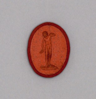Intaglio with Medici Faun, Burslem, Late 18th century. Creator: Wedgwood.