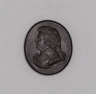 Intaglio with Bust of a Man, Burslem, Late 18th century. Creator: Wedgwood.