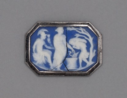 Cameo with Sacrifice of a Lamb, Burslem, Late 18th century. Creator: Wedgwood.