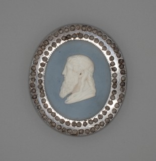 Medallion with Plato, Burslem, Late 18th century. Creator: Wedgwood.