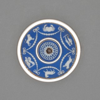 Button with Signs of the Zodiac, Burslem, Late 18th century. Creator: Wedgwood.