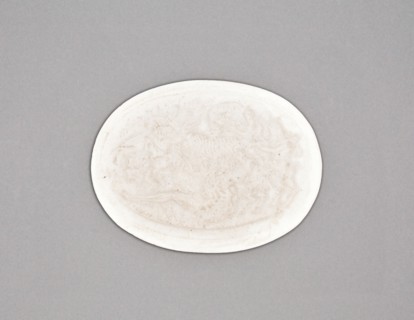 Cameo with Hercules, Burslem, Late 18th century. Creator: Wedgwood.
