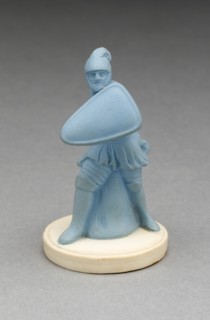 Chess Piece: Pawn, Burslem, 19th century. Creator: Wedgwood.