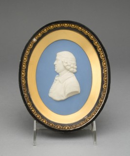 Medallion with Portrait of Josiah Wedgwood, Burslem, c. 1775. Creator: Wedgwood.