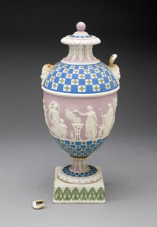 Vase with Sacrifice to Ceres, Burslem, c. 1800. Creator: Wedgwood.