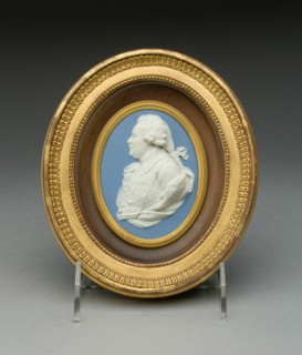 Plaque with Portrait of George Nugent-Temple-Grenville, Marquis of Buckingham, Burslem, 1789. Creator: Wedgwood.