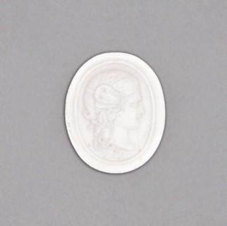 Cameo with Hercules, Burslem, Late 18th century. Creator: Wedgwood.