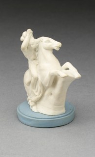 Chess Piece: Knight, Burslem, 19th century. Creator: Wedgwood.