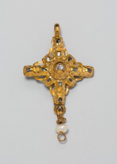 Pendant Cross, Spain, c. 1650-c. 1700. Creator: Unknown.
