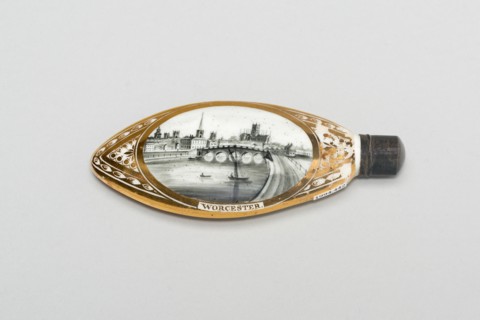 Perfume Flask, Worcester, c. 1801. Creator: Royal Worcester.