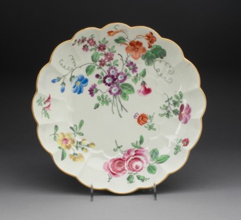 Junket Dish, Worcester, c. 1770. Creator: Royal Worcester.