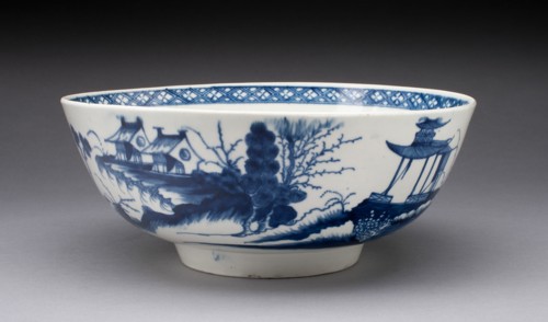 Bowl, Worcester, c. 1770. Creator: Royal Worcester.