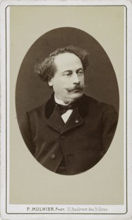 Alexandre Dumas, fils (1824-1895), 1895. Creator: Mulnier, Ferdinand (1817-1891).