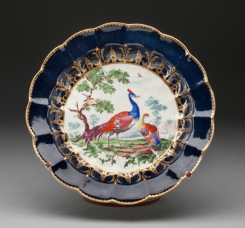 Dish, Worcester, c. 1770. Creator: Royal Worcester.