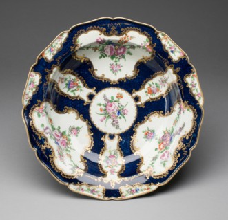 Basin, Worcester, c. 1770. Creator: Royal Worcester.