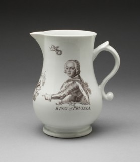 Jug, Worcester, c. 1757-1760. Creator: Royal Worcester.