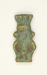 Amulet of the God Bes, Egypt, Roman Period (30 BC-395 AD). Creator: Unknown.