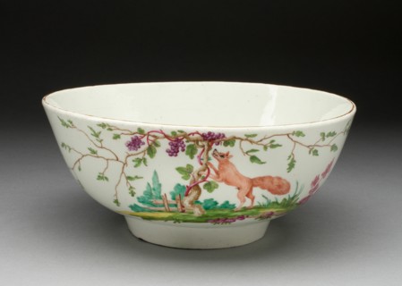 Punch Bowl, Worcester, c. 1770. Creator: Royal Worcester.