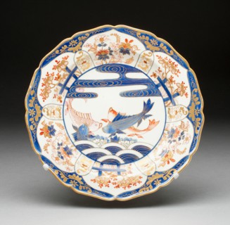 Plate, Worcester, c. 1770. Creator: Royal Worcester.