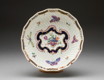 Dish, Worcester, c. 1770. Creator: Royal Worcester.