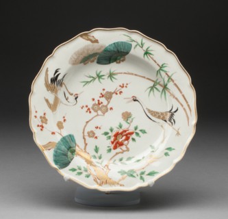 Plate, Worcester, c. 1770. Creator: Royal Worcester.