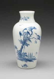 Vase, Worcester, c. 1755. Creator: Royal Worcester.