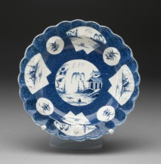 Dish, Worcester, c. 1770. Creator: Royal Worcester.