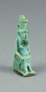 Amulet of the Goddess Mut, Egypt, Late Period-Ptolemaic? (about 7th-1st century BCE). Creator: Unknown.