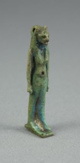 Amulet of the Goddess Sekhmet, Egypt, New Kingdom-Third Intermediate Period (about 1550-664 BCE). Creator: Unknown.