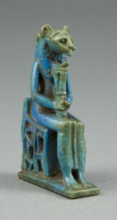 Amulet of the Goddess Sekhmet, Egypt, Third Intermediate Period (about 1069-664 BCE). Creator: Unknown.