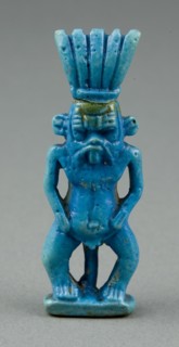 Amulet of Bes, Egypt, Third Intermediate Period, Dynasty 21-25 (1070-656 BCE). Creator: Unknown.