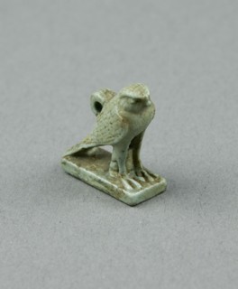 Amulet of a Hawk, Egypt, Third Intermediate Period, Dynasty 21-25 (1070-656 BCE). Creator: Unknown.