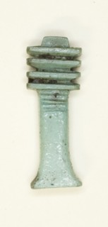 Amulet of a Djed Pillar, Egypt, Third Intermediate Period-Ptolemaic Period (about 1069-30 BCE). Creator: Unknown.