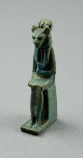Amulet of the Goddess Bastet, Egypt, Third Intermediate Period, Dynasty 21-25 (1070-656 BCE). Creator: Unknown.