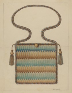 Petipoint Bag, c. 1937. Creator: Herbert Marsh.