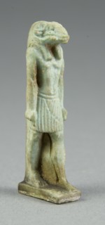 Amulet of the God Khnum, Egypt, Third Intermediate Period, Dynasty 21-25 (1070-656 BCE). Creator: Unknown.
