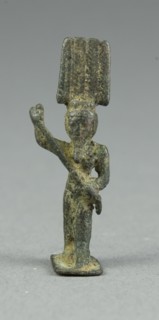 Amulet of the God Osiris, Egypt, Third Intermediate Period, Dynasty 21-25 (1070-656 BCE). Creator: Unknown.