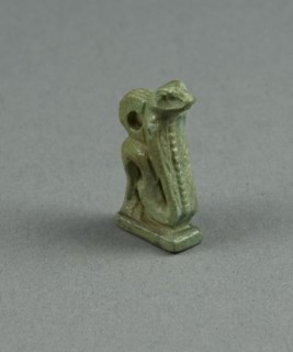 Amulet of a Cobra, Egypt, Third Intermediate Period, Dynasty 21-25 (1070-656 BCE). Creator: Unknown.