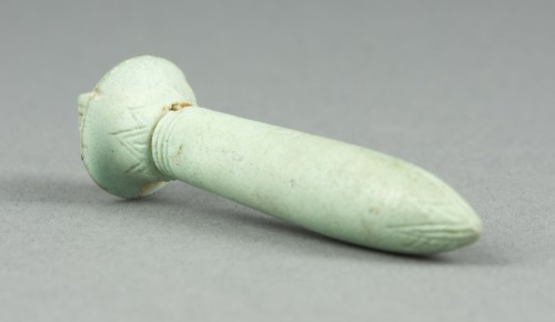 Amulet of a Papyrus Column, Egypt, Third Intermediate Period, Dynasty 21-25 (1070-656 BCE). Creator: Unknown.