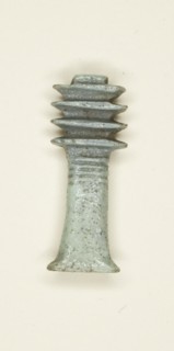Amulet of a Djed Pillar, Egypt, Third Intermediate Period, Dynasty 21-25 (1070-656 BCE). Creator: Unknown.