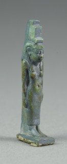 Amulet of the Goddess Isis, Egypt, Third Intermediate Period, Dynasty 21-25 (1070-656 BCE). Creator: Unknown.