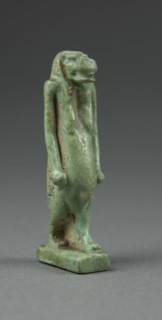 Amulet of the Goddess Tawaret (Toeris), Egypt, Third Intermediate Period, Dynasty 21-25 (1070-656... Creator: Unknown.