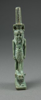 Amulet of the God Nefertem, Egypt, Third Intermediate Period, Dynasty 21-25 (1070-656 BCE). Creator: Unknown.