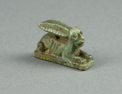 Amulet of a Hare, Egypt, Third Intermediate Period, Dynasty 21-25 (1070-656 BCE). Creator: Unknown.