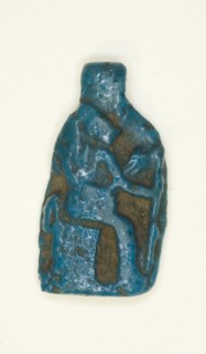 Amulet of the Goddess Bastet, Egypt, Third Intermediate Period, Dynasty 21-25 (1070-656 BCE). Creator: Unknown.