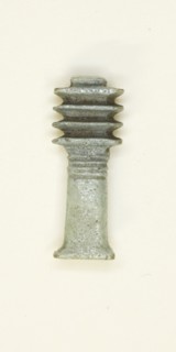 Amulet of a Djed Pillar, Egypt, Late Period, Dynasties 26-31 (664-332 BCE). Creator: Unknown.